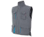 GILET MATELASSÉ BICOLORE MULTIPOCHES