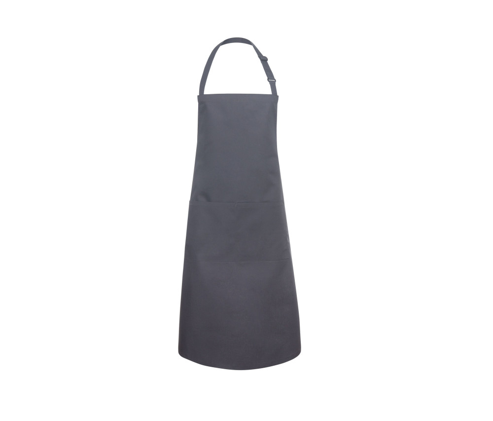 Tablier à bavette avec boucle et poche personnalisé