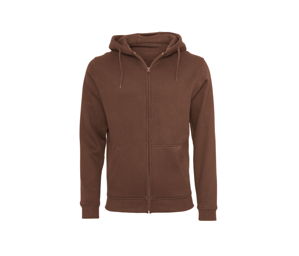 Sweat zippé à capuche épais 300 g · Build Your Brand personnalisé