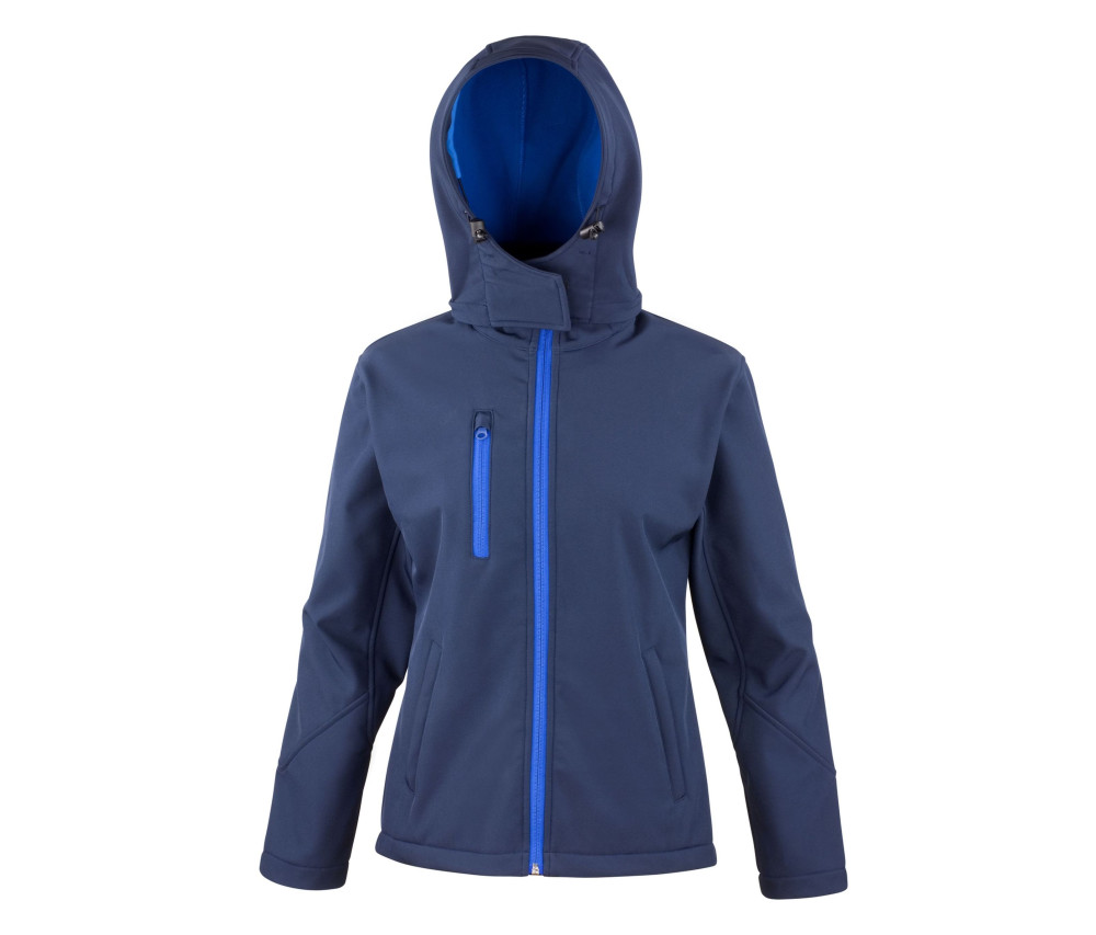 Veste softshell à capuche femme TX Performance RESULT personnalisé