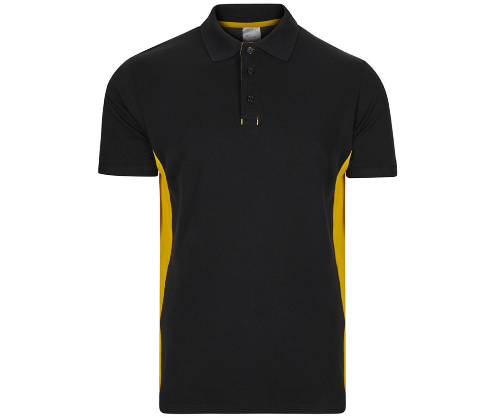 Polo bicolore manches courtes personnalisé