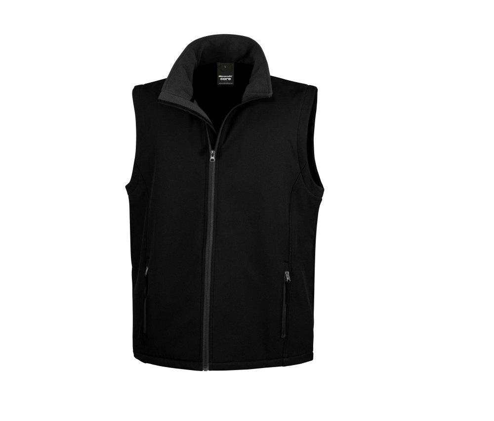 Softshell sans manches imprimable personnalisé